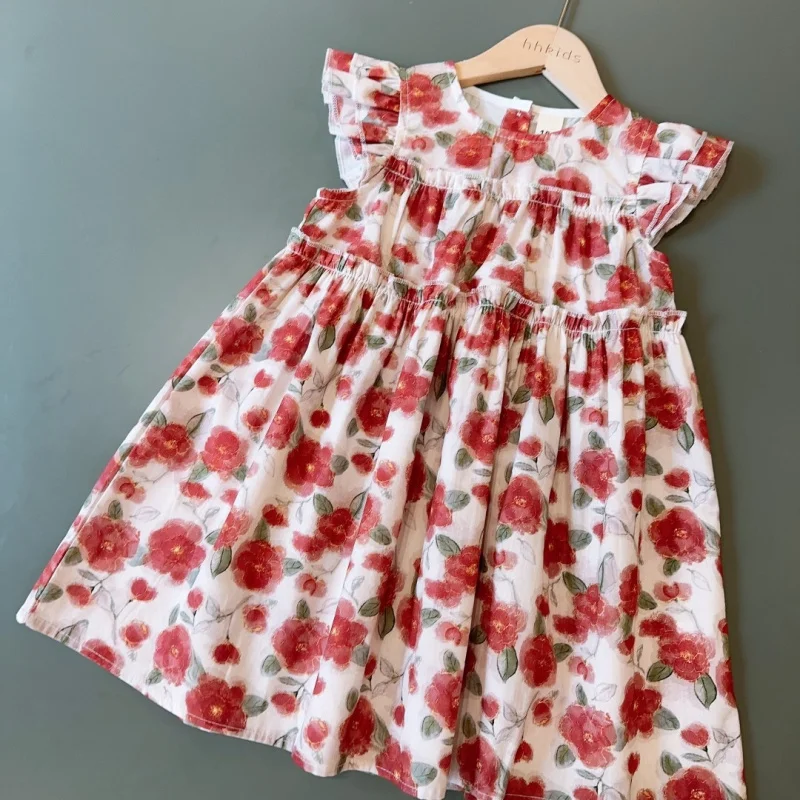 New Product2024Summer New Flying Sleeve Dress Rose Fashion Elegant Stitching Doll Children Skirt
New Product2024Summer New Flying Sleeve Dress Rose Fashion Elegant Stitching Doll Children Skirt