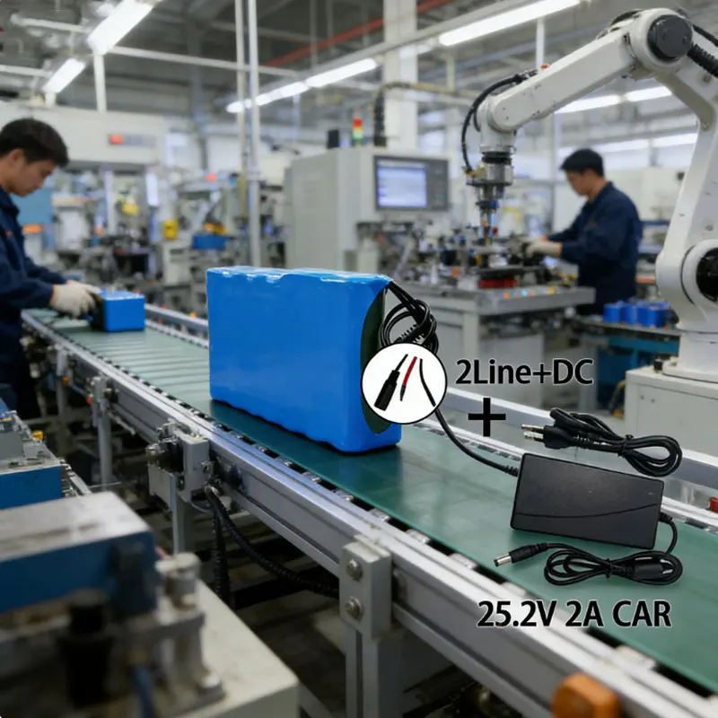 24V 50000mAh 6S1P Portable high-capacity 18650 rechargeable battery lithium-ion DC25.2V 5000mAh monitor camera toy car+charger
24V 50000mAh 6S1P Portable high-capacity 18650 rechargeable battery lithium-ion DC25.2V 5000mAh monitor camera toy car+charger