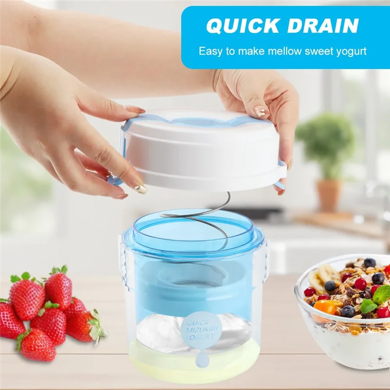 B97A-Adjustable Yogurt Filter Home Use Homemade Greek Cheese Filtered Milk Cold Extract Separator Strainer Drain Container
B97A-Adjustable Yogurt Filter Home Use Homemade Greek Cheese Filtered Milk Cold Extract Separator Strainer Drain Container