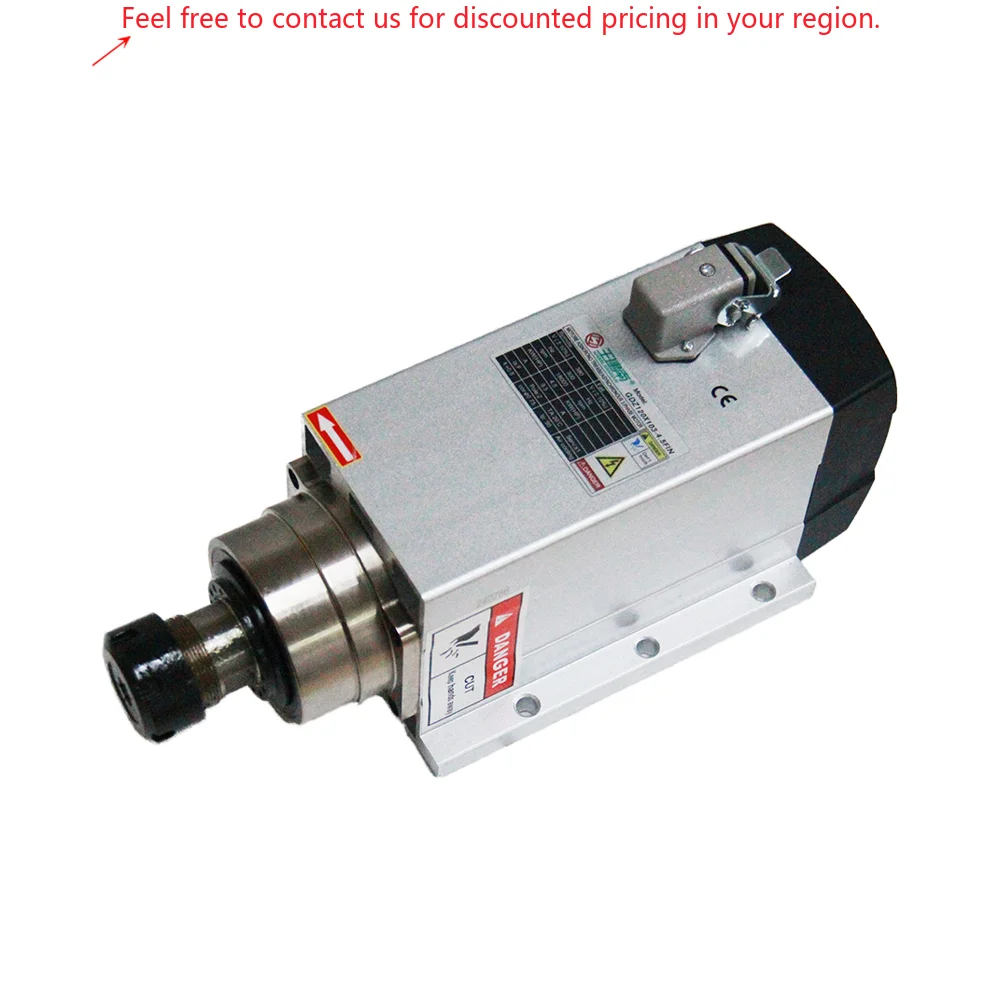 ER32 4.5kw Air Cooling Spindle Motor CNC Router Woodworking Flange Milling Drilling New Condition
ER32 4.5kw Air Cooling Spindle Motor CNC Router Woodworking Flange Milling Drilling New Condition
