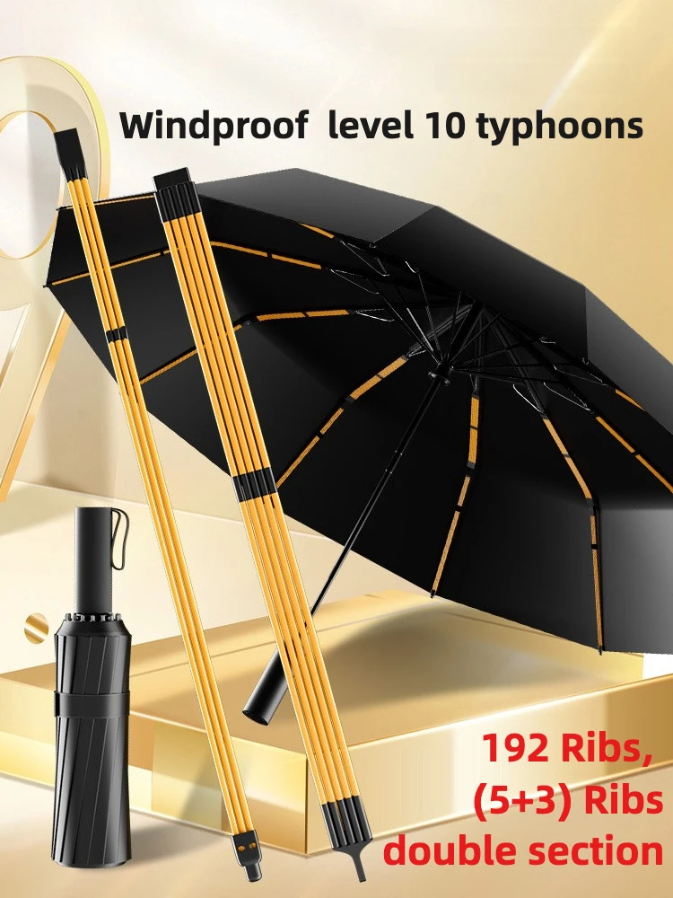 Windproof Stormproof Automatic Umbrella, Reinforced 192 Bones, Sun UV UPF50+ Protection Folding Rain Umbrellas for Men and Women
Windproof Stormproof Automatic Umbrella, Reinforced 192 Bones, Sun UV UPF50+ Protection Folding Rain Umbrellas for Men and Women