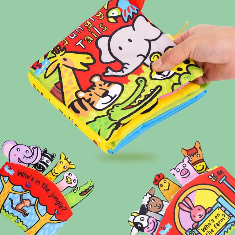 Fun Cloth Baby Cloth Book Toys with Tail Series Educational 3D Baby Cloth Book Sound Soft Kids Crinkle Book Babies Development
Fun Cloth Baby Cloth Book Toys with Tail Series Educational 3D Baby Cloth Book Sound Soft Kids Crinkle Book Babies Development
