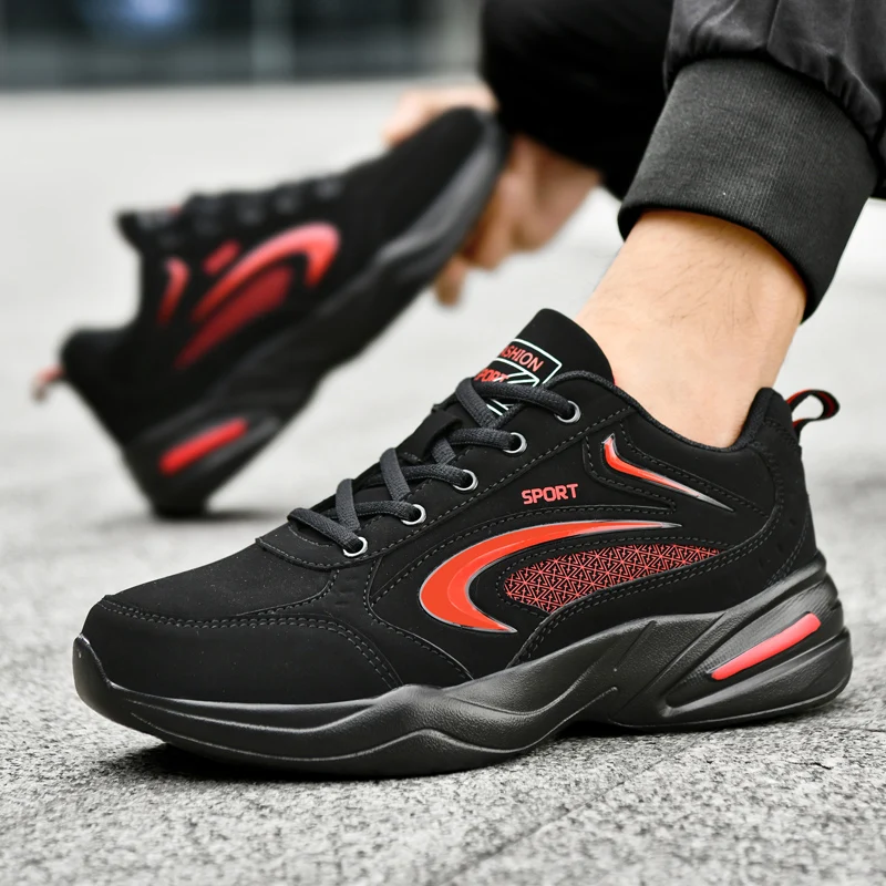 Sports and leisure shoes, men's shoes, marathon oversized air cushioned shoes, fly woven all season rubber, wear-resistant, anti
Sports and leisure shoes, men's shoes, marathon oversized air cushioned shoes, fly woven all season rubber, wear-resistant, anti