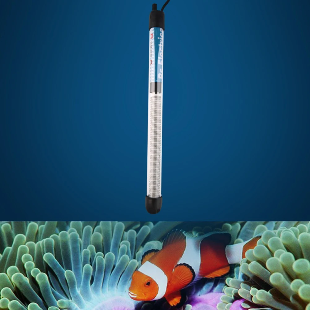 220 V Heater Temperature Adjustment Saltwater Aquarium Heating Rod for Freshwater Stainless Steel Fish Tank
220 V Heater Temperature Adjustment Saltwater Aquarium Heating Rod for Freshwater Stainless Steel Fish Tank