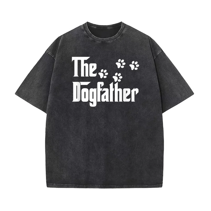 The Dogfather Dad Fathers Day Gift Dog Lover Pure Cotton T-shirt For Man Oversized Art Graphic Clothing Printed
The Dogfather Dad Fathers Day Gift Dog Lover Pure Cotton T-shirt For Man Oversized Art Graphic Clothing Printed