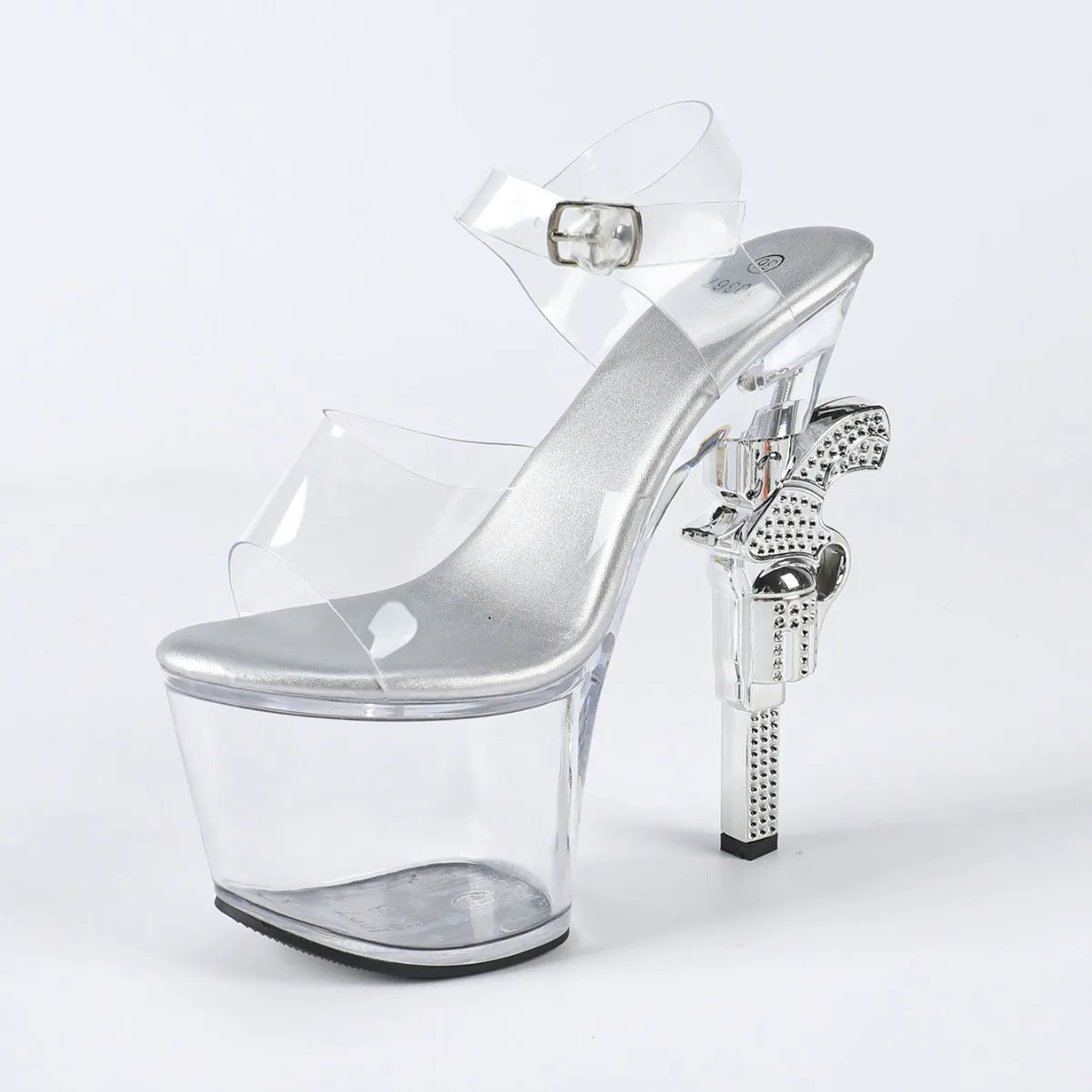 Women's Summer Special Shaped Heel Sandals Crystal Embellished Gun Heel Wedding Party Shoes Size 34-43 LFD-10314-Q6
Women's Summer Special Shaped Heel Sandals Crystal Embellished Gun Heel Wedding Party Shoes Size 34-43 LFD-10314-Q6