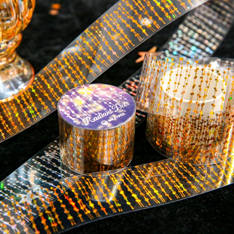 30mm * 2m Kawaii Ins Sparkling Light Tape Creative Handbook DIY Scrapbooking Material Aesthetic Masking Tape
30mm * 2m Kawaii Ins Sparkling Light Tape Creative Handbook DIY Scrapbooking Material Aesthetic Masking Tape