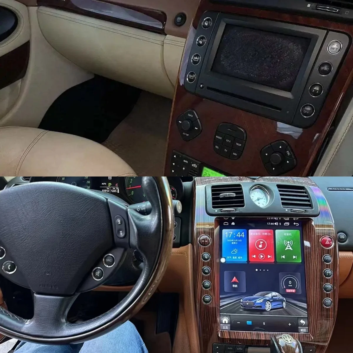 12.1 Inch For Maserati President 2004-2007 Car Radio Multimedia Player Android 8G 256G GPS Navigation Head Unit Auto Accessories
12.1 Inch For Maserati President 2004-2007 Car Radio Multimedia Player Android 8G 256G GPS Navigation Head Unit Auto Accessories