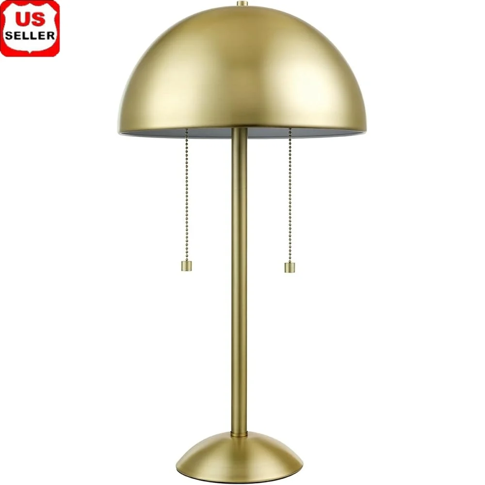 Stylish 21 Inch 2 Light Table Lamp Matte Brass Double Pull Chain Versatile Placement Home Decor E26 Bulb Required
Stylish 21 Inch 2 Light Table Lamp Matte Brass Double Pull Chain Versatile Placement Home Decor E26 Bulb Required