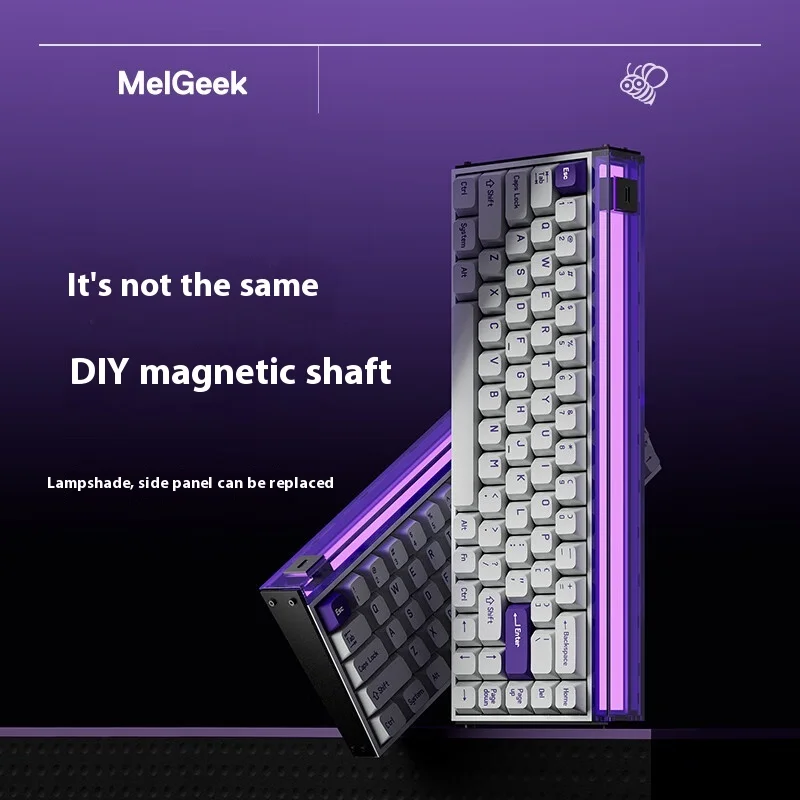 MelGeek Made68 PRO клавиатура с магнитной осью для RT киберспортивных игр, индивидуальная механическая клавиатура для настольного ноутбука
MelGeek Made68 PRO клавиатура с магнитной осью для RT киберспортивных игр, индивидуальная механическая клавиатура для настольного ноутбука
