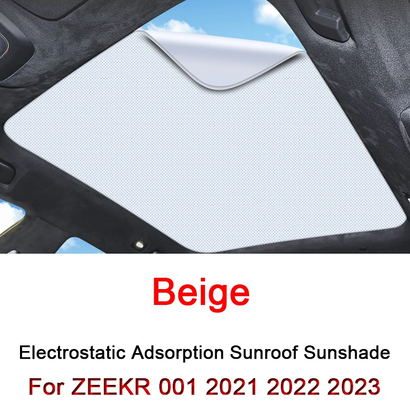 For ZEEKR 001 2021-2023 Electrostatic Adsorption Car Roof Sunshade Skylight Blind Shading Windshield Sun Shades Sunroof Covers
For ZEEKR 001 2021-2023 Electrostatic Adsorption Car Roof Sunshade Skylight Blind Shading Windshield Sun Shades Sunroof Covers