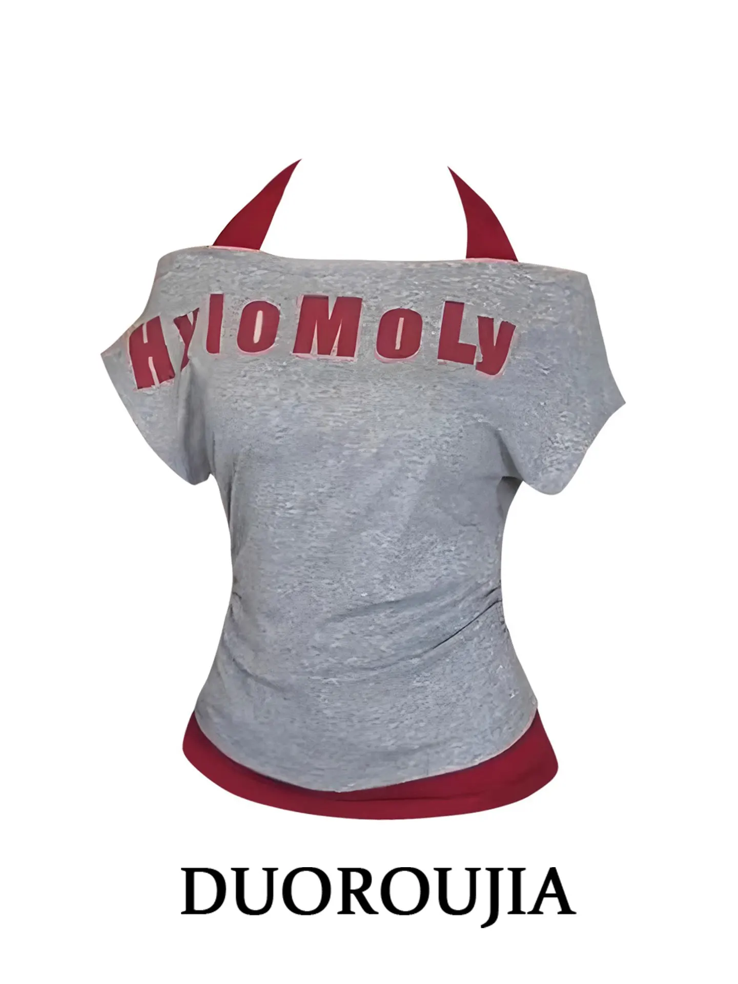 plus Size Women's American Retro Hot Girl Color Block Short Sleeve T-Shirt Summer One Shoulder Top Fake Two-Piece Hanging Neck
plus Size Women's American Retro Hot Girl Color Block Short Sleeve T-Shirt Summer One Shoulder Top Fake Two-Piece Hanging Neck