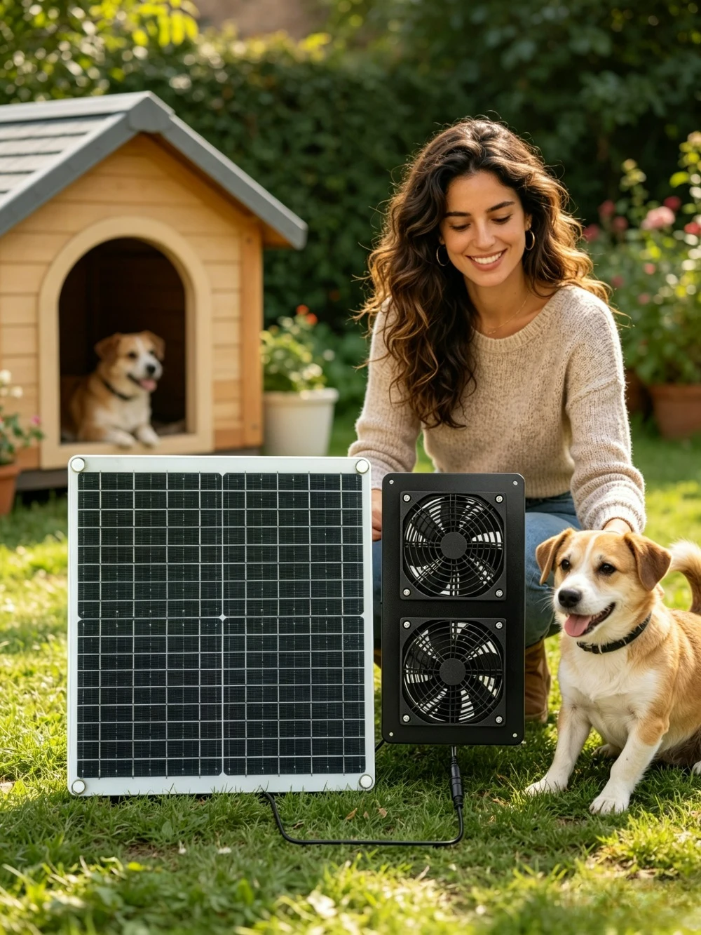 20W 30W Solar Dual Exhaust Fan Monocrystalline Panel IP65 Waterproof Air Cooling for RV Greenhouse Chicken Coop Pet House
20W 30W Solar Dual Exhaust Fan Monocrystalline Panel IP65 Waterproof Air Cooling for RV Greenhouse Chicken Coop Pet House