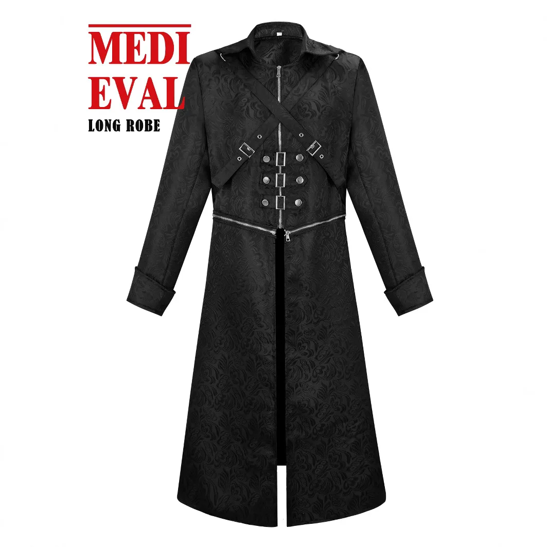 Men's Steampunk Medieval Jacket Gothic Revival Vampire Hunter Robe Detachable Coat
Men's Steampunk Medieval Jacket Gothic Revival Vampire Hunter Robe Detachable Coat