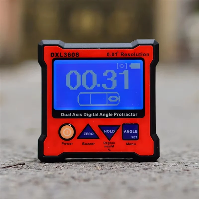ABWZ-Angle Ruler Dual Axis Level Measure Box With5 Side Magnetic Base Dual-Axis Digital Display Level Gauge Elevation Meter
ABWZ-Angle Ruler Dual Axis Level Measure Box With5 Side Magnetic Base Dual-Axis Digital Display Level Gauge Elevation Meter