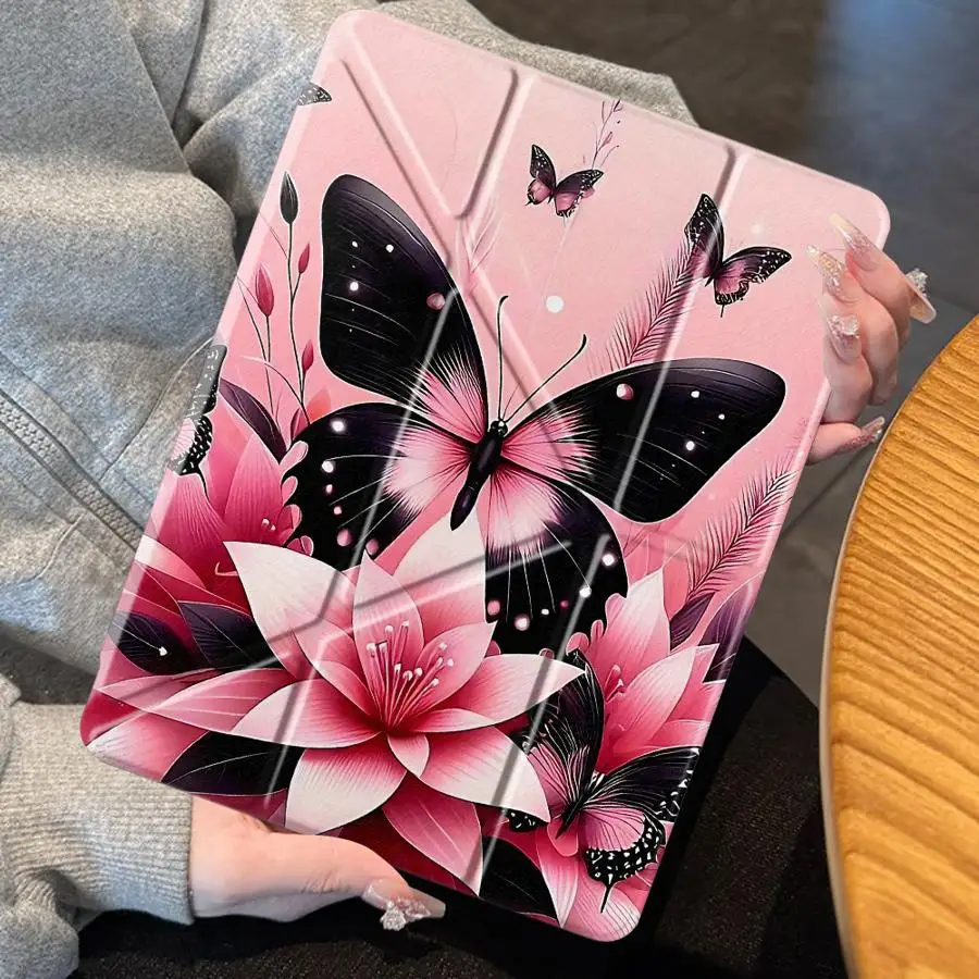 Pink Butterfly And Flower Tablet Case For iPad Pro 2025 Air 4 5 M3 M2 1 2 M4 11inch Pro 11th 10th 9th 8th 7th 12.9inch Mini 6 7
Pink Butterfly And Flower Tablet Case For iPad Pro 2025 Air 4 5 M3 M2 1 2 M4 11inch Pro 11th 10th 9th 8th 7th 12.9inch Mini 6 7