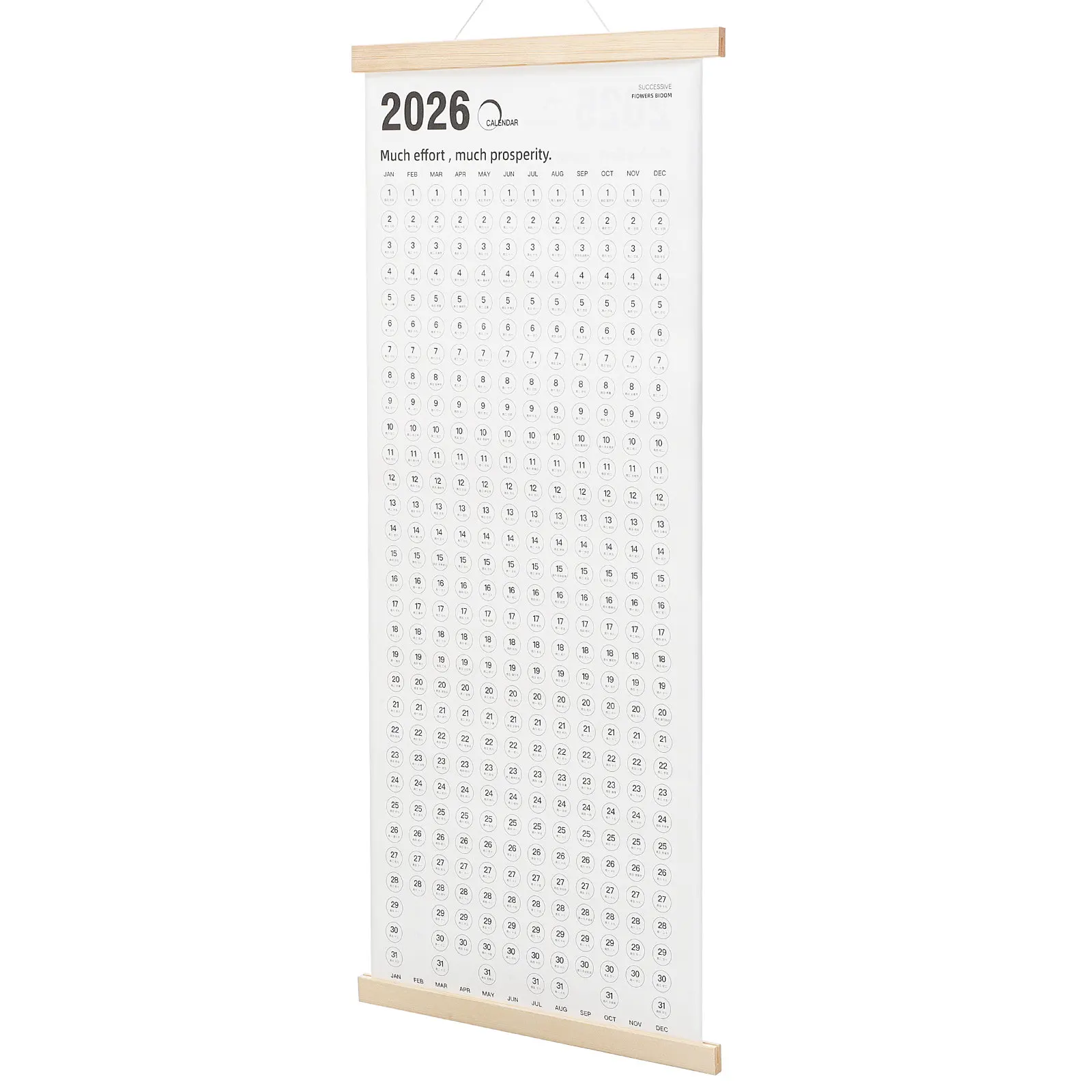 Yearly Wall Calendar 2025 2026 Dual-Sided Large Display Sturdy Wood Base Minimalist Aesthetic Hanging Calendar for Family Office
Yearly Wall Calendar 2025 2026 Dual-Sided Large Display Sturdy Wood Base Minimalist Aesthetic Hanging Calendar for Family Office