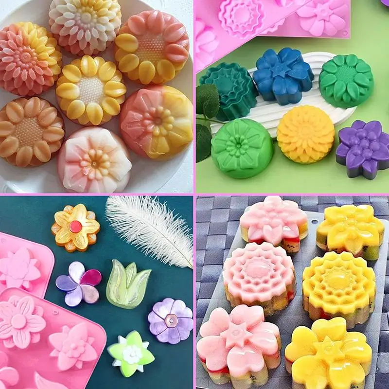 1Pc 6-Cavity Flower Silicone Mold DIY Handmade Fondant Cake Baking Chocolate Sugar Cake Tool Kitchen Gadgets-Homeclub
1Pc 6-Cavity Flower Silicone Mold DIY Handmade Fondant Cake Baking Chocolate Sugar Cake Tool Kitchen Gadgets-Homeclub
