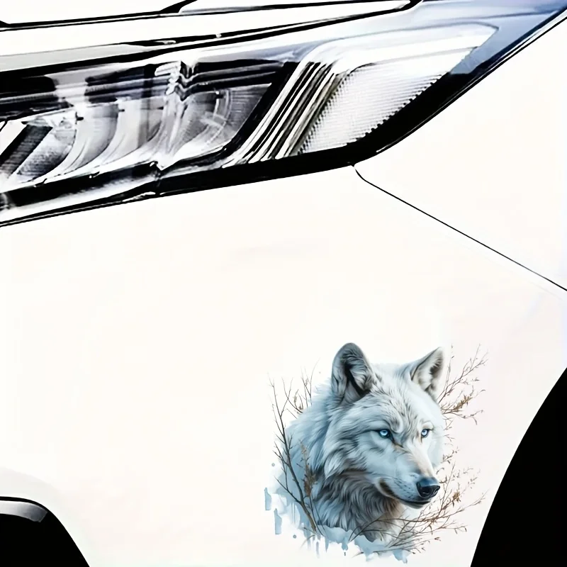 2D Flat Snow Wolf Vinyl Sticker, Waterproof White Wolf Decal for Car Laptop Water Bottle
2D Flat Snow Wolf Vinyl Sticker, Waterproof White Wolf Decal for Car Laptop Water Bottle
