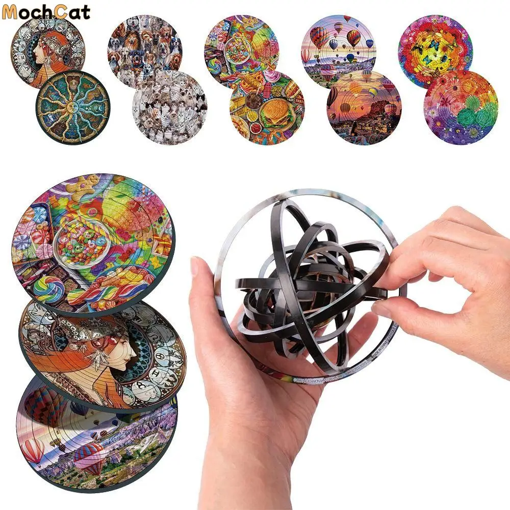 360° Rotating 3D Rotating Puzzle DIY Building Block Spinners Ball Jigsaw Creative Cat Double Sided Rotating Ball Toy
360° Rotating 3D Rotating Puzzle DIY Building Block Spinners Ball Jigsaw Creative Cat Double Sided Rotating Ball Toy