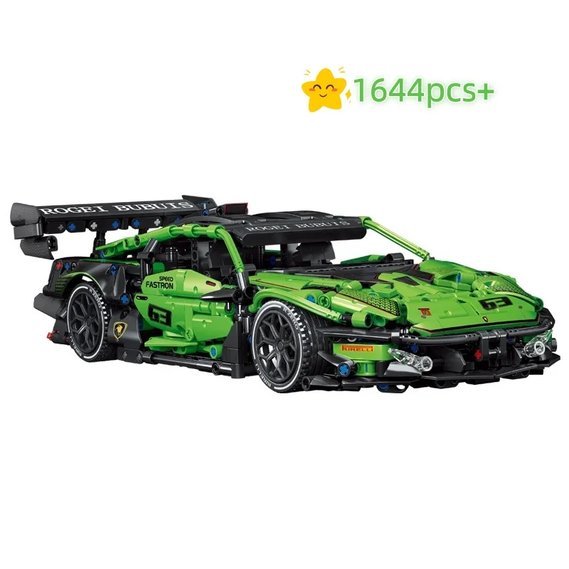 1:14 Technical Green Racing Sports Car Model Building Blocks Roadster Famous Race Vehicle Assemble Bricks Toys For Kid Boy Adult
1:14 Technical Green Racing Sports Car Model Building Blocks Roadster Famous Race Vehicle Assemble Bricks Toys For Kid Boy Adult