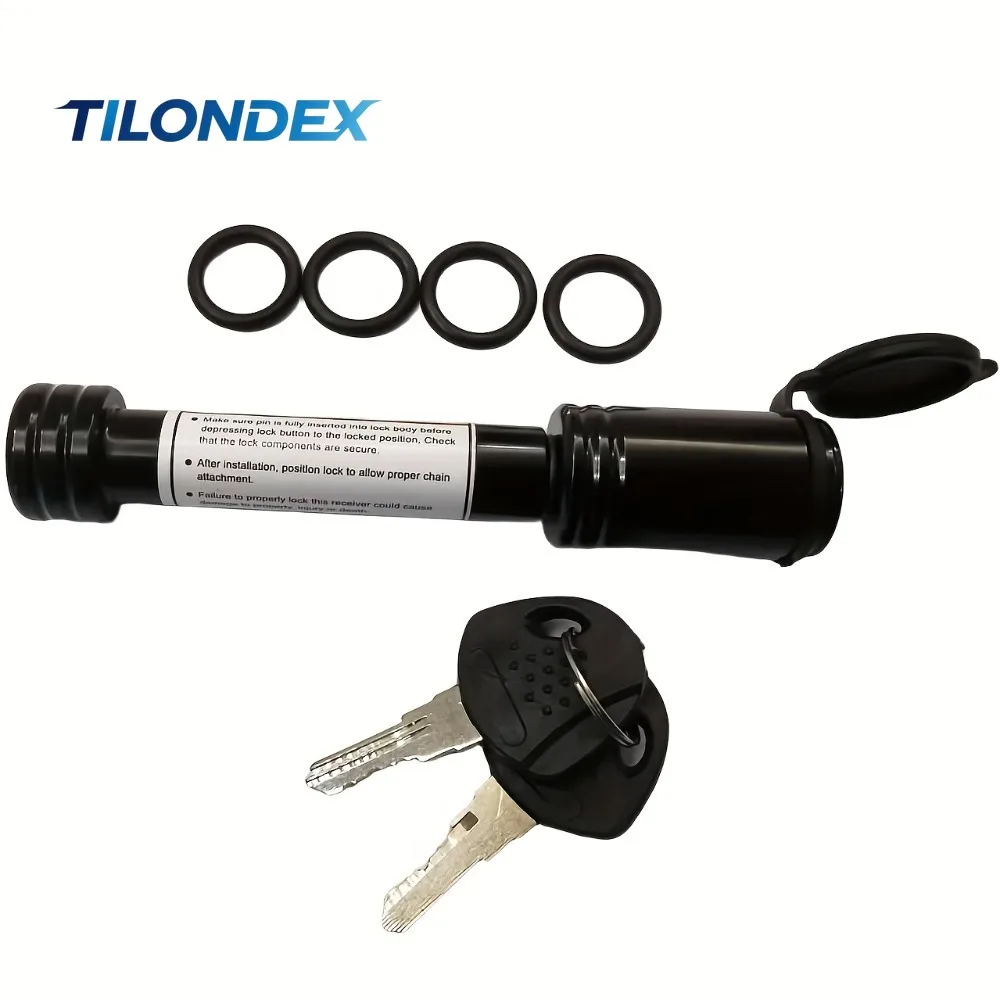 TILONDEX Awmark 5/8" Carbon Steel Trailer Hitch Lock Water-Resistant Anti-Theft Rust-Proof for Secure Towing
TILONDEX Awmark 5/8" Carbon Steel Trailer Hitch Lock Water-Resistant Anti-Theft Rust-Proof for Secure Towing