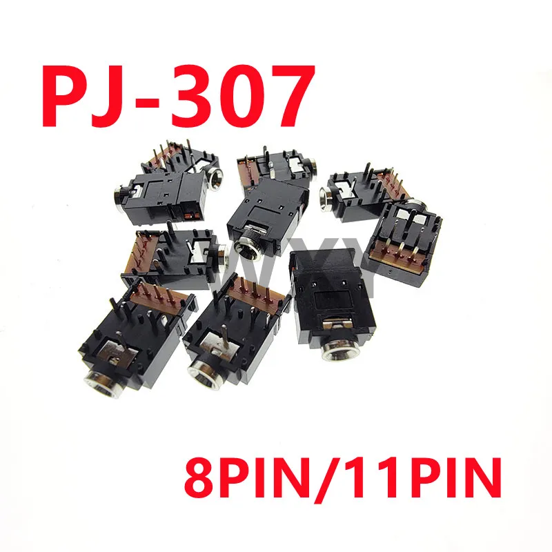 PJ-307A PJ-307E 3.5mm Mm 8Pin/11Pin Stereo Audio Jack Socket PJ307 3.5MM Dual Channel Female Headphone Connector with Switch
PJ-307A PJ-307E 3.5mm Mm 8Pin/11Pin Stereo Audio Jack Socket PJ307 3.5MM Dual Channel Female Headphone Connector with Switch