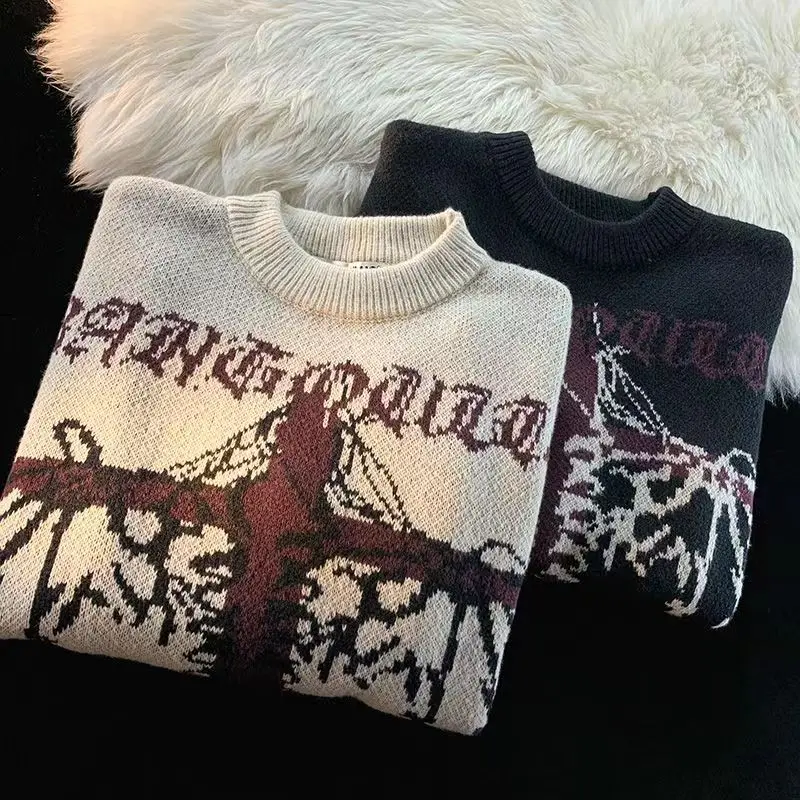 Вязаный свитер большого размера с вышивкой в виде крыльев, круглый вырез, для подростков, осенне-зимняя модная брендовая одежда, индивидуальный дизайн
Вязаный свитер большого размера с вышивкой в виде крыльев, круглый вырез, для подростков, осенне-зимняя модная брендовая одежда, индивидуальный дизайн