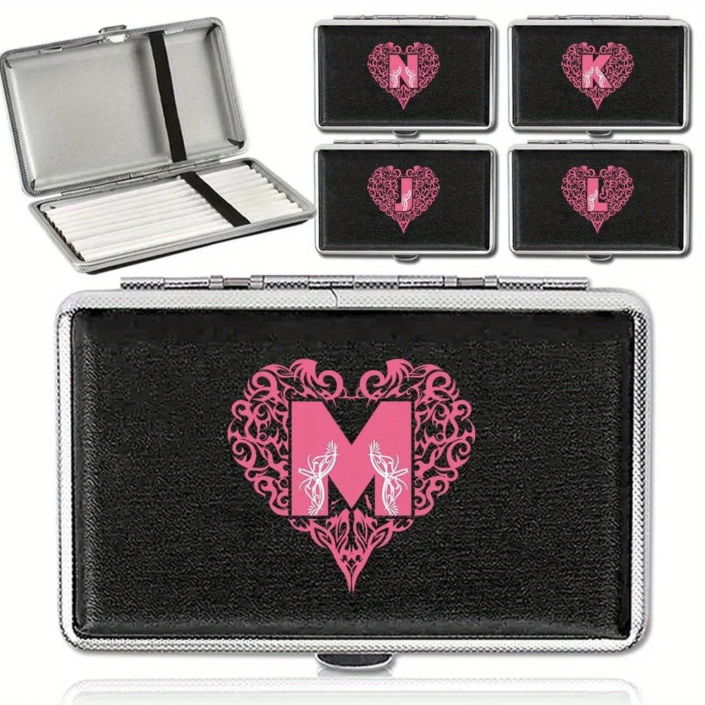 Cigarette Organizer Retro Case Durable Tobacco Storage Vintage Box With Elastic Band Initial Name Love letter 26 Letters Pattern
Cigarette Organizer Retro Case Durable Tobacco Storage Vintage Box With Elastic Band Initial Name Love letter 26 Letters Pattern