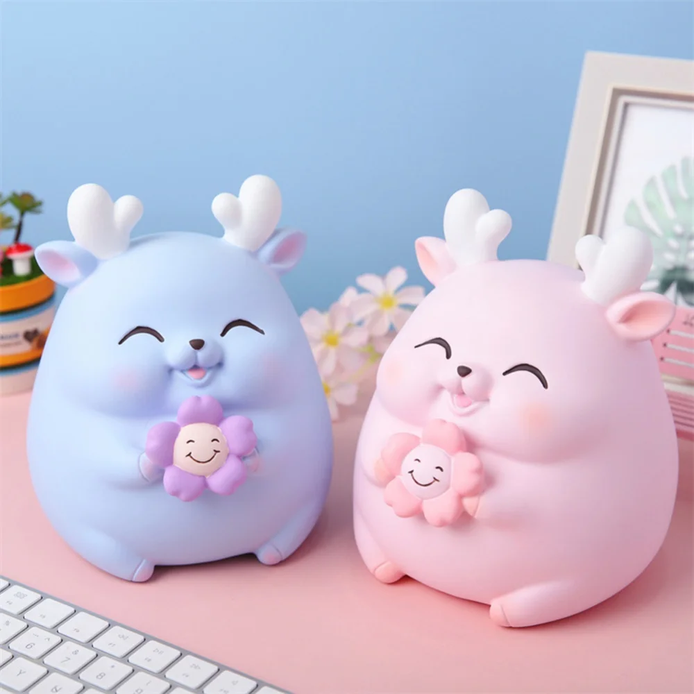 1Pcs Coin Storage Box Cartoon Deer Shaped Money Boxes Children Toys Birthday Gift Home Decor Money Saving boxes Piggy Bank
1Pcs Coin Storage Box Cartoon Deer Shaped Money Boxes Children Toys Birthday Gift Home Decor Money Saving boxes Piggy Bank