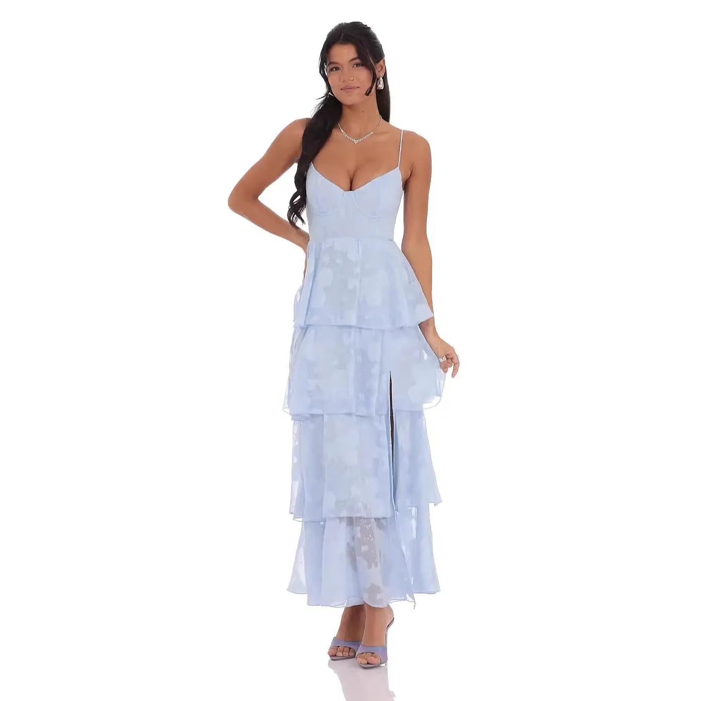 Sexy Solid Color Sleeveless Long Dress Summer Spring Fashion Bodycon Slip Dresses
Sexy Solid Color Sleeveless Long Dress Summer Spring Fashion Bodycon Slip Dresses