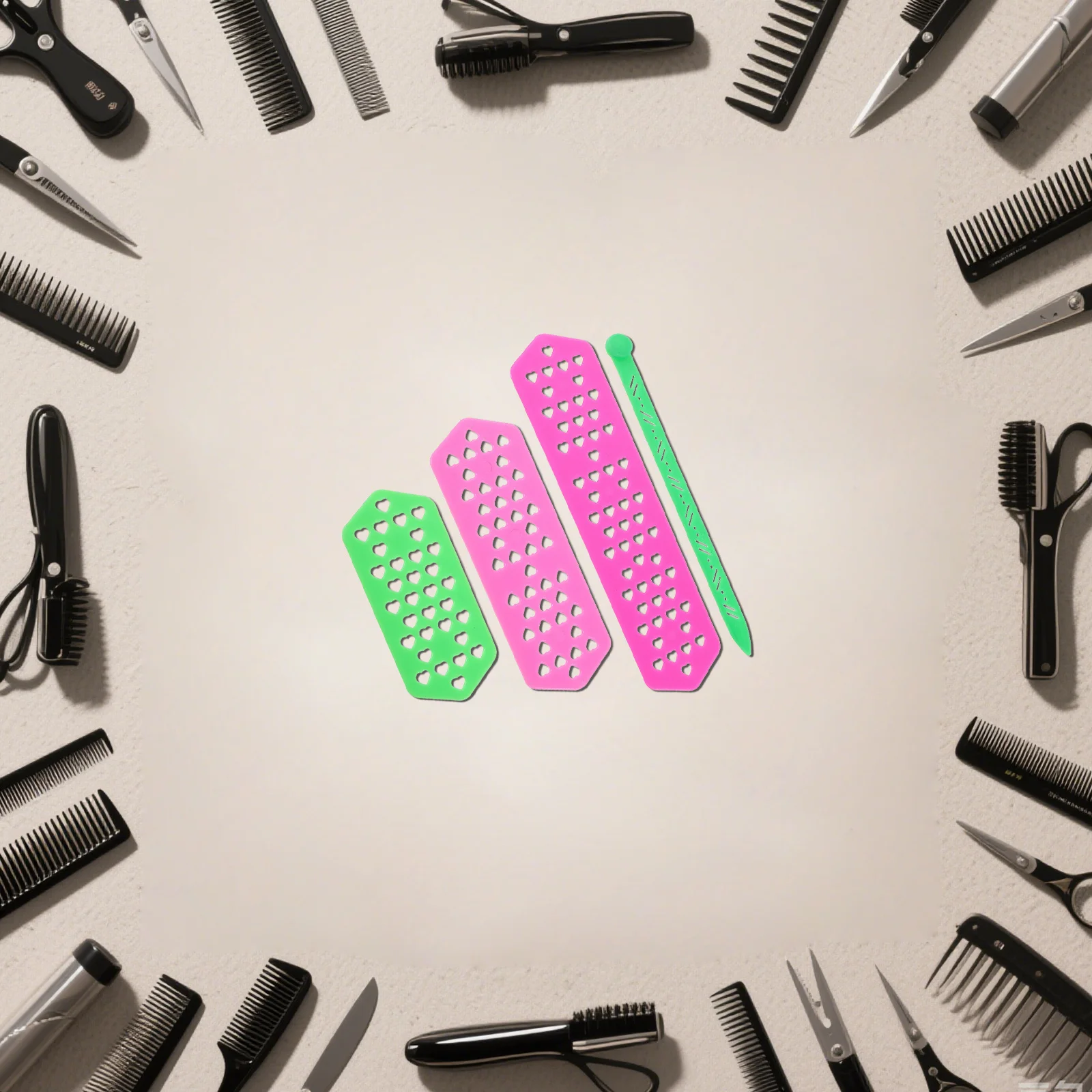 50pcs Markless Tablets Hair Curlers 14cm Pink 10cm Pink 12 5cm Green 7 5cm Resistant Versatile Sizes Professional
50pcs Markless Tablets Hair Curlers 14cm Pink 10cm Pink 12 5cm Green 7 5cm Resistant Versatile Sizes Professional
