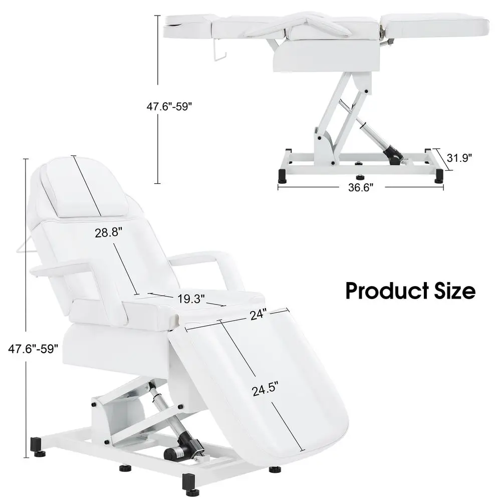 Fully Electric Facial Bed with 3 Motor for Esthetician, Tattoo Chair for Client, Massage Bed for Esthetician, Electric Adjustme
Fully Electric Facial Bed with 3 Motor for Esthetician, Tattoo Chair for Client, Massage Bed for Esthetician, Electric Adjustme