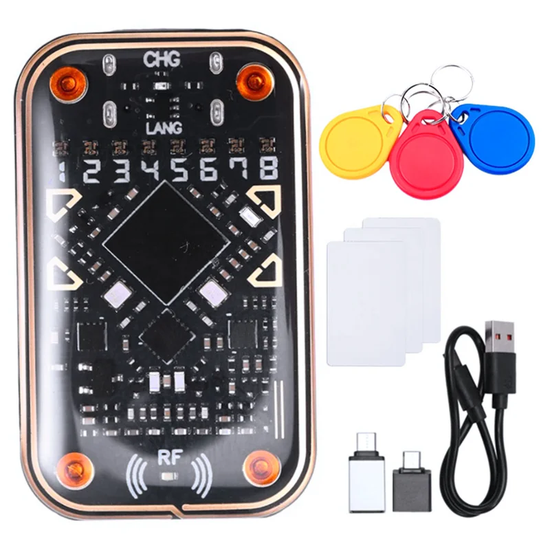 JABS-Chameleon Ultra V2.0 RFID смарт-чип-эмулятор 125 кГц 13,56 МГц декодирование карт NFC Дубликатор + 3Xuid брелок/картаCUID
JABS-Chameleon Ultra V2.0 RFID смарт-чип-эмулятор 125 кГц 13,56 МГц декодирование карт NFC Дубликатор + 3Xuid брелок/картаCUID