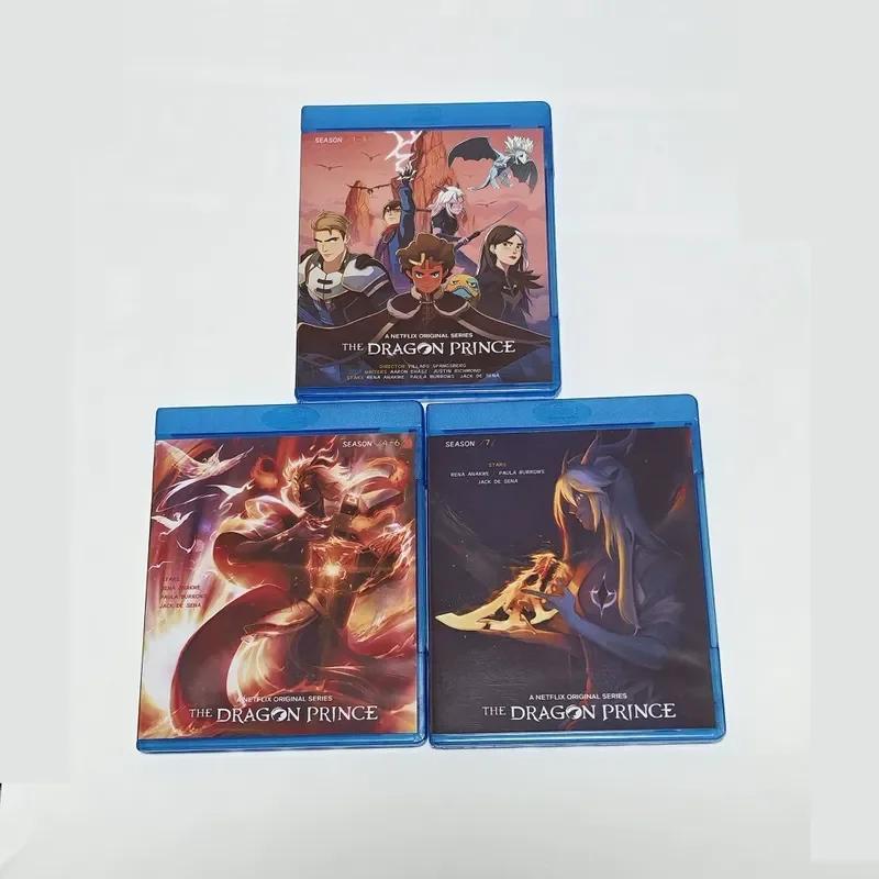 Blu-ray BD Disc Box Dragon Prince Seasons 1-7 Animated Series Disc Box
Blu-ray BD Disc Box Dragon Prince Seasons 1-7 Animated Series Disc Box