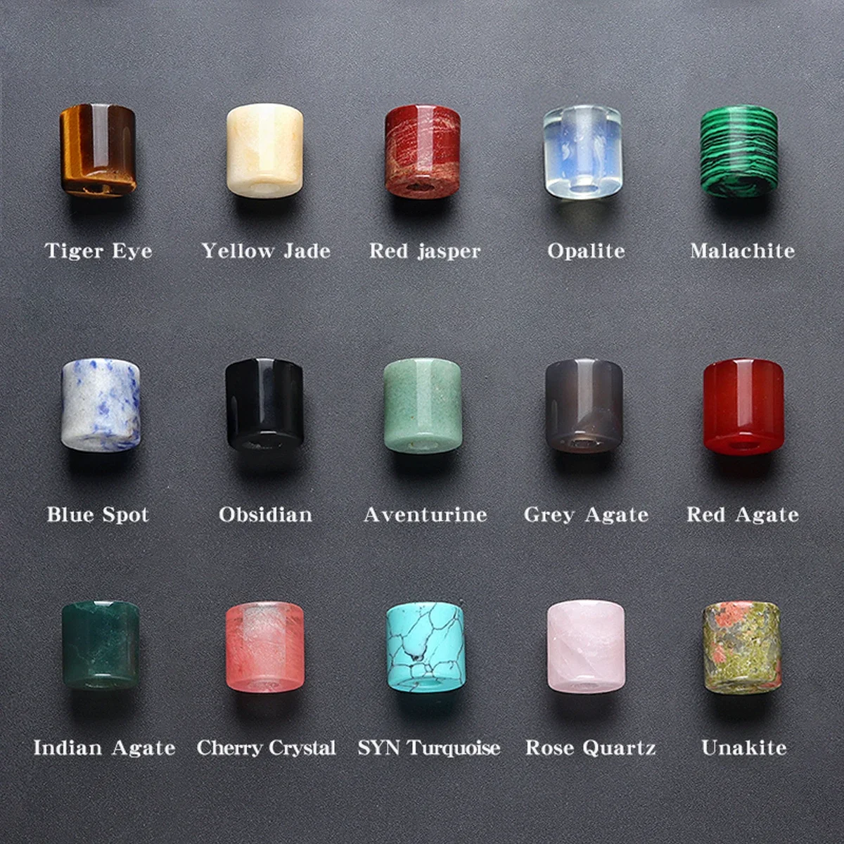 10PCS Wholesale Natural Stone Agate Opal Cylindrical Beads Pendant for DIY Jewelry Making Necklace Bracelet Earrings Gift
10PCS Wholesale Natural Stone Agate Opal Cylindrical Beads Pendant for DIY Jewelry Making Necklace Bracelet Earrings Gift