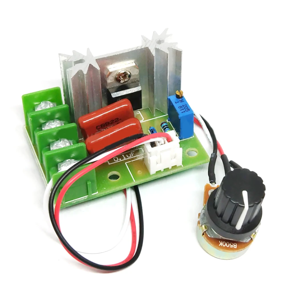 1PCS AC 220V 2000W Dimming Dimmers Motor Speed Controller Electronic Voltage Regulator Module
1PCS AC 220V 2000W Dimming Dimmers Motor Speed Controller Electronic Voltage Regulator Module