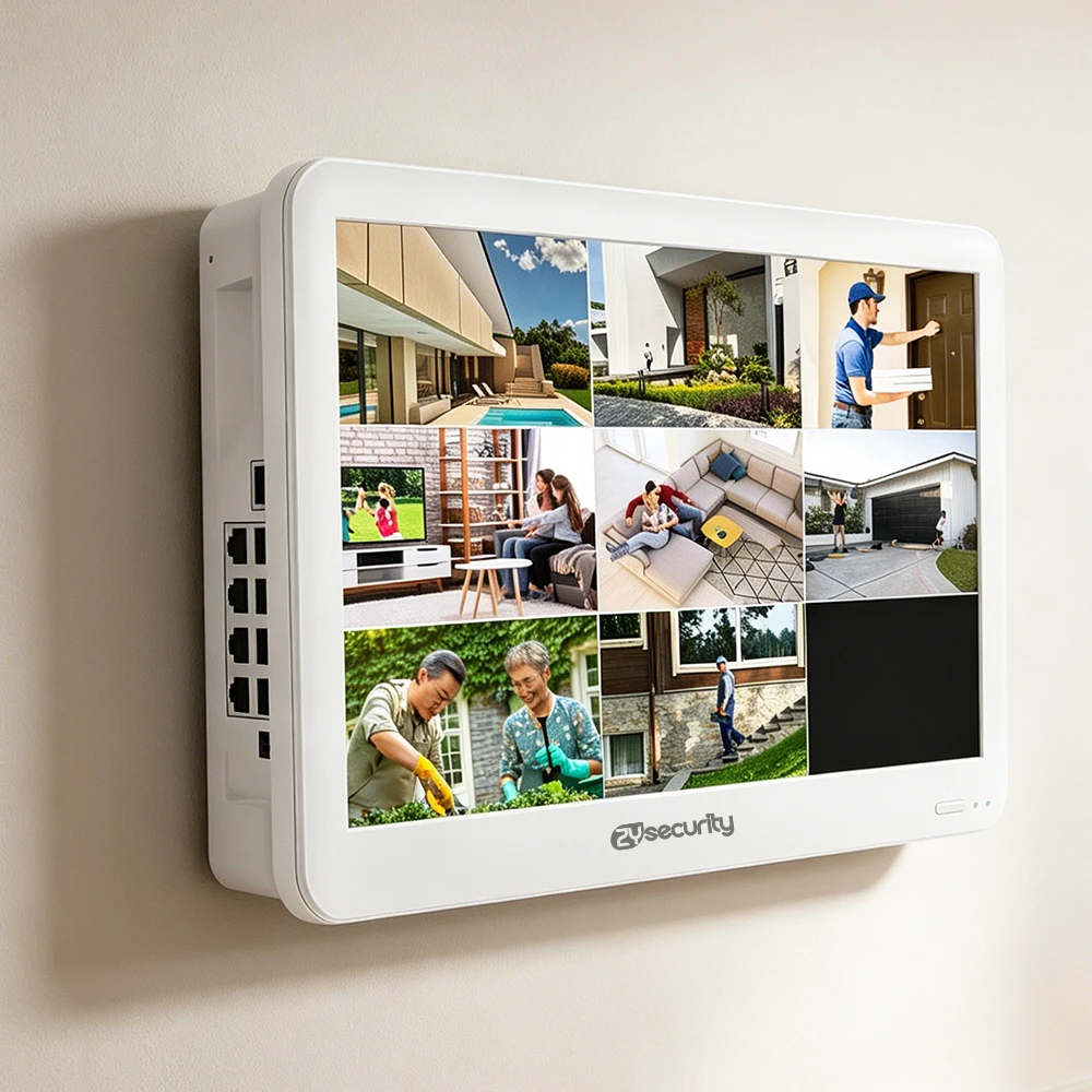 4K 8MP PoE NVR with 12" Screen 4-8CH Onvif Video Recorder H.265 Face Human Detection CCTV Security Monitoring System XMEye APP
4K 8MP PoE NVR with 12" Screen 4-8CH Onvif Video Recorder H.265 Face Human Detection CCTV Security Monitoring System XMEye APP