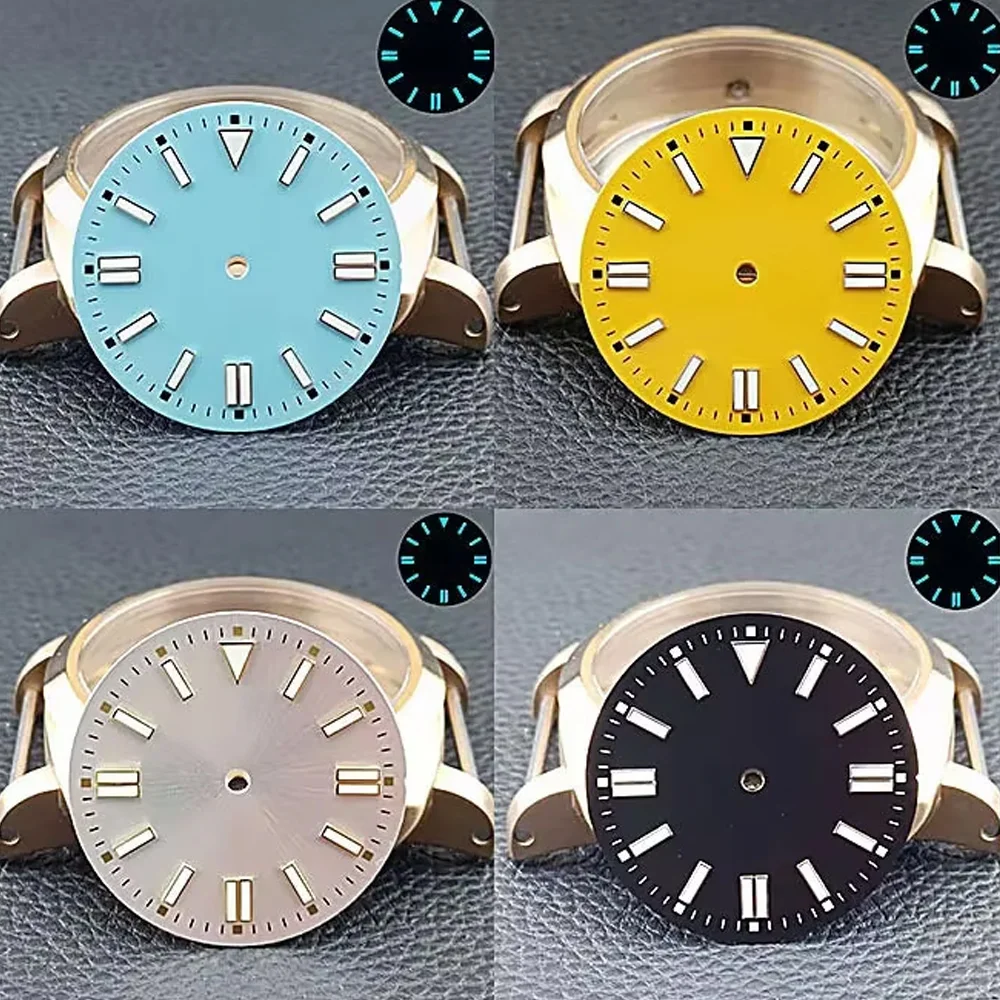 31MM Diameter Watch Dial Blue-green Luminous Dial for NH35/NH36 ETA2824 M8215 Watch Movement Accessories
31MM Diameter Watch Dial Blue-green Luminous Dial for NH35/NH36 ETA2824 M8215 Watch Movement Accessories