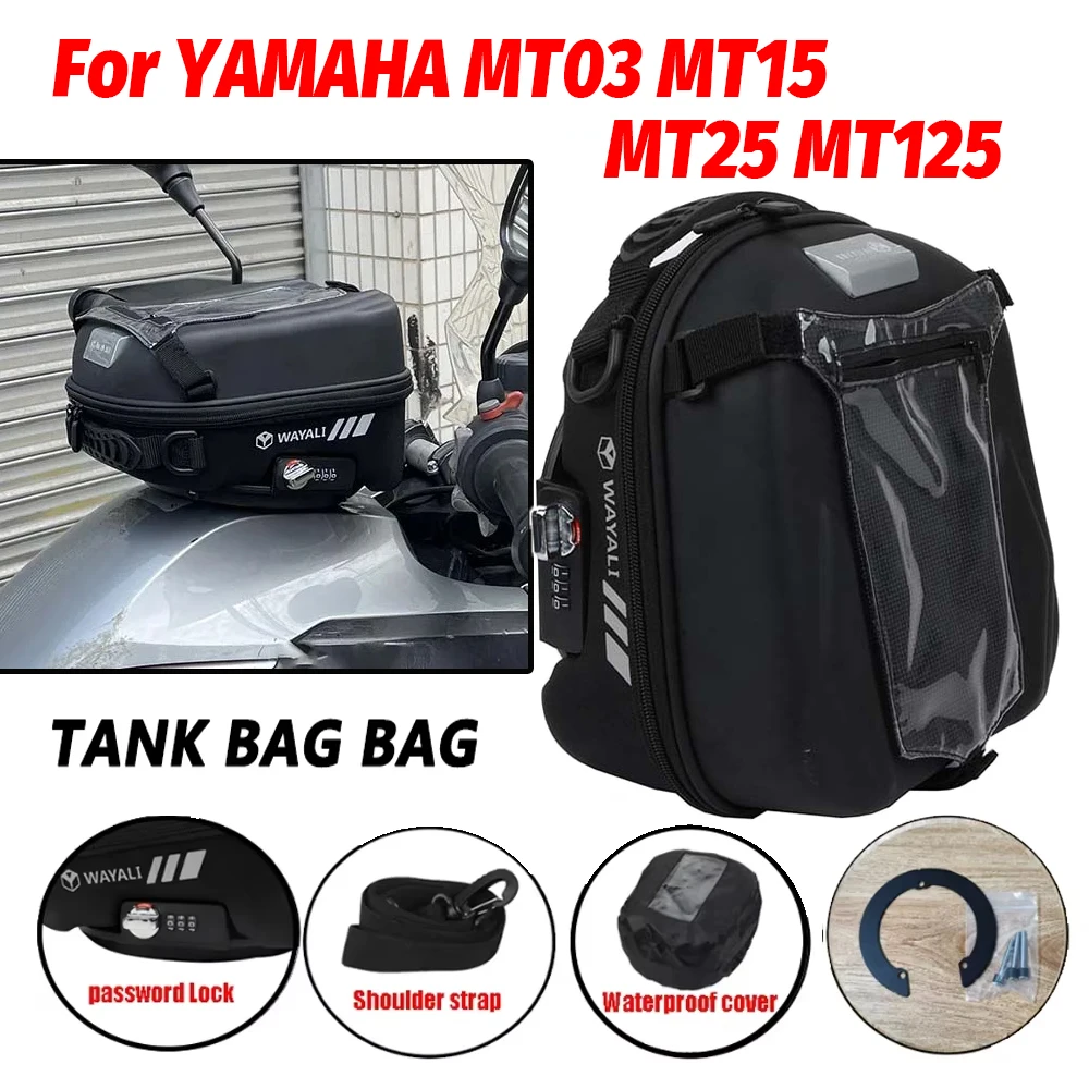 For YAMAHA MT03 MT15 MT25 MT125 MT 03 15 25 125 Accessories Tank Bag Storage Bags Luggage Tanklock Backpack GPS Navigation Bag
For YAMAHA MT03 MT15 MT25 MT125 MT 03 15 25 125 Accessories Tank Bag Storage Bags Luggage Tanklock Backpack GPS Navigation Bag