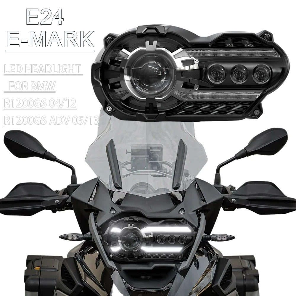 LED Headlight Headlamp For BMW R1200GS R 1200 GS ADV Adventure 2004-2013 E24 Motorrad Motorcycle Head Light Lamp H7 Bulb W/ DRL
LED Headlight Headlamp For BMW R1200GS R 1200 GS ADV Adventure 2004-2013 E24 Motorrad Motorcycle Head Light Lamp H7 Bulb W/ DRL