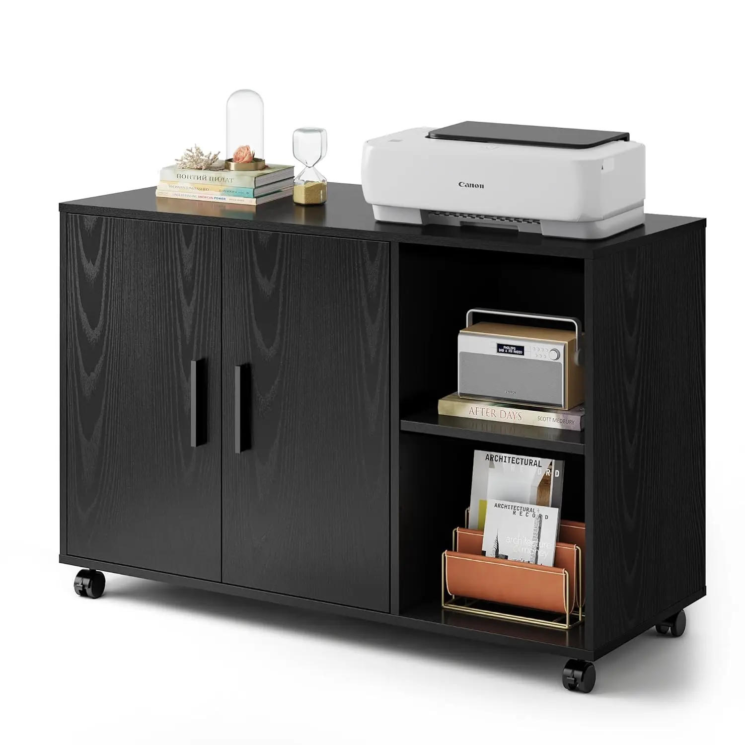 Storage Cabinet with Doors & Shelves Printer Stand File Organizer Home Office Black, Customized
Storage Cabinet with Doors & Shelves Printer Stand File Organizer Home Office Black, Customized