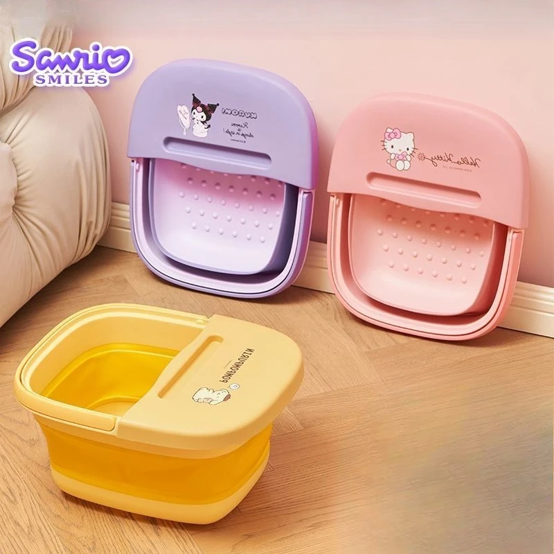 Anime Cartoon Kawaii Sanrio Kuromi Foldable Foot Bath Bucket Portable Household Use Footbath Insulation Storage Convenient Gift
Anime Cartoon Kawaii Sanrio Kuromi Foldable Foot Bath Bucket Portable Household Use Footbath Insulation Storage Convenient Gift