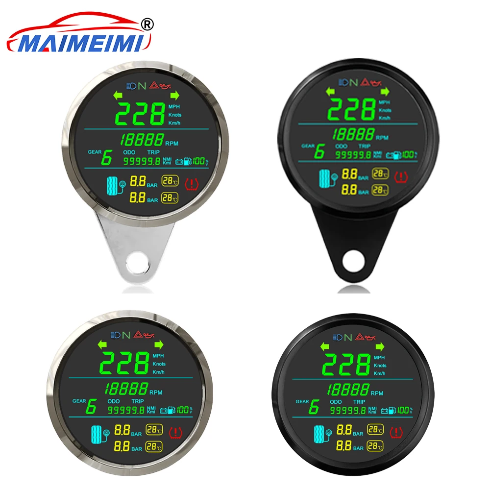 85mm Car Digital GPS Speedometer Odometer Tachometer RPM Voltmeter Fuel Level with Tire Pressure Temperature Alarm
85mm Car Digital GPS Speedometer Odometer Tachometer RPM Voltmeter Fuel Level with Tire Pressure Temperature Alarm