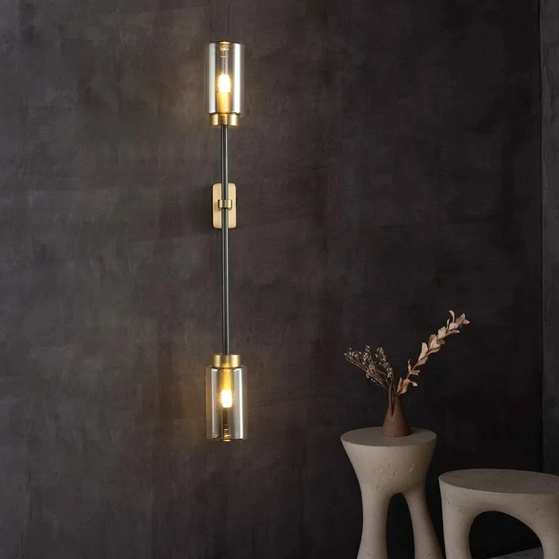 Modern Copper Wall Lamp Luxury Vintage Sconce Wall Light Living Room Background Aisle Bedroom Nordic Decor Glass Indoor Lighting
Modern Copper Wall Lamp Luxury Vintage Sconce Wall Light Living Room Background Aisle Bedroom Nordic Decor Glass Indoor Lighting