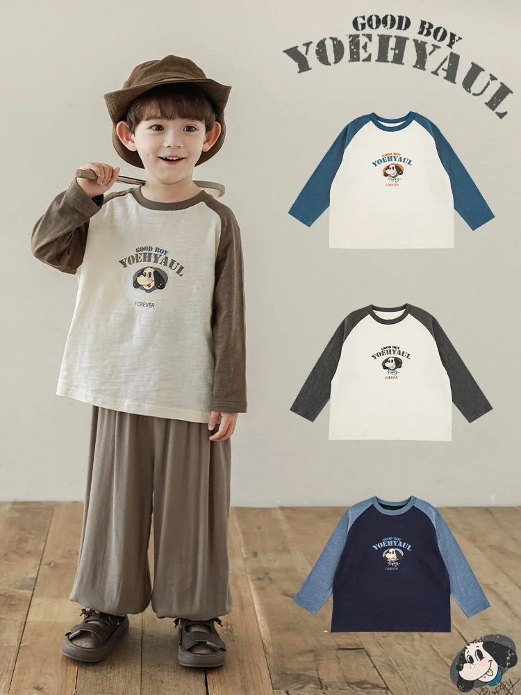 Boys Loose Retro Trendy Round Neck Cartoon T-shirt 2024 Spring New Contrasting Comfortable Top
Boys Loose Retro Trendy Round Neck Cartoon T-shirt 2024 Spring New Contrasting Comfortable Top