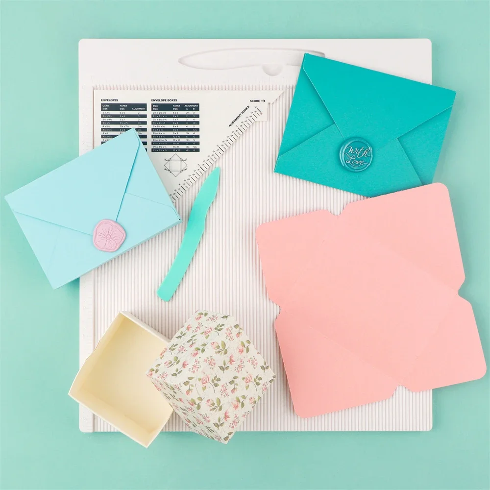 Large Multi-Purpose Score Board 12x12" Scoring Board with Bone Folder and Triangular Guide for Making Envelope/Envelope Box/Gift
Large Multi-Purpose Score Board 12x12" Scoring Board with Bone Folder and Triangular Guide for Making Envelope/Envelope Box/Gift