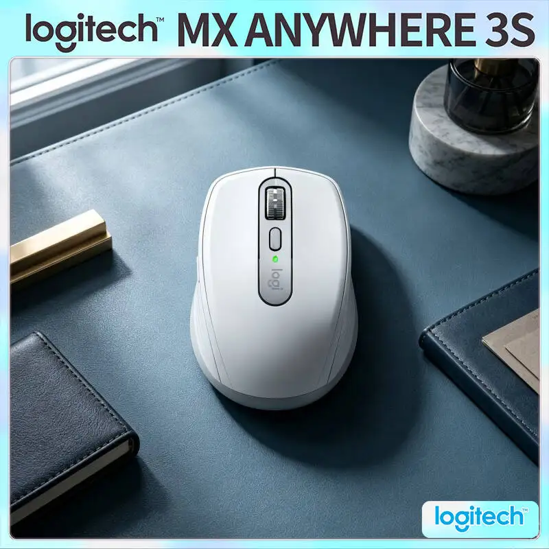 Ergonomic Logitech MX Anywhere 3S Wireless Mouse - 8K DPI, MagSpeed Wheel, Anti-Slip Grip, Ideal for Market Trip & Shop Office
Ergonomic Logitech MX Anywhere 3S Wireless Mouse - 8K DPI, MagSpeed Wheel, Anti-Slip Grip, Ideal for Market Trip & Shop Office
