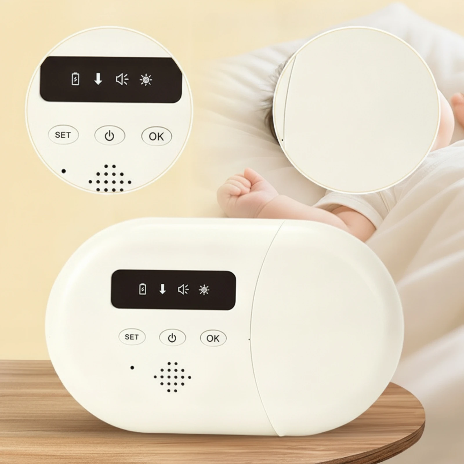 Urine Wetness Alarm with Receiver Attach-on Wireless Bedwetting Alarm Compact Discreet for Babies, Elder Care
Urine Wetness Alarm with Receiver Attach-on Wireless Bedwetting Alarm Compact Discreet for Babies, Elder Care