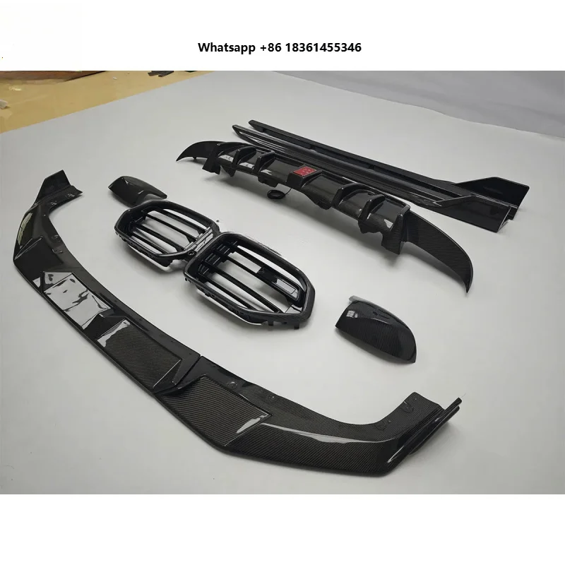 For F95 LCI WET Carbon Body Kit Front Lip Side Skirts Rear Diffuser Girlle Mirror Cover DurablePremium Car Accessories
For F95 LCI WET Carbon Body Kit Front Lip Side Skirts Rear Diffuser Girlle Mirror Cover DurablePremium Car Accessories